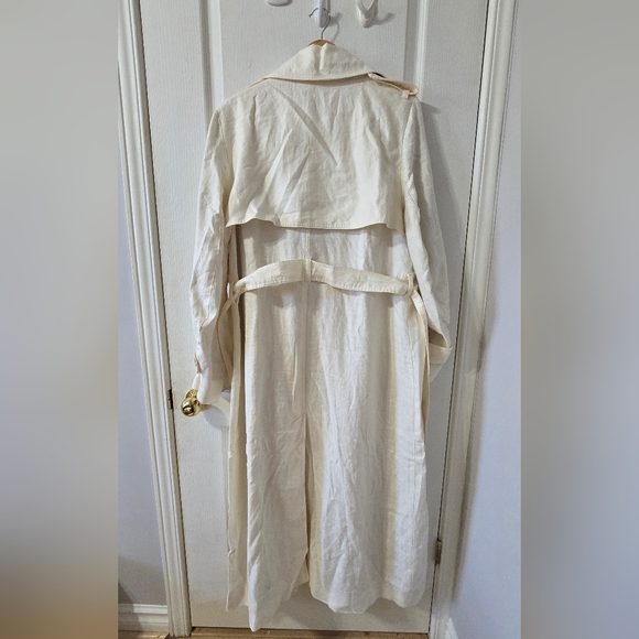 ⭐️ Banana Republic Silvia Linen Trench Coat - Picture 7 of 8